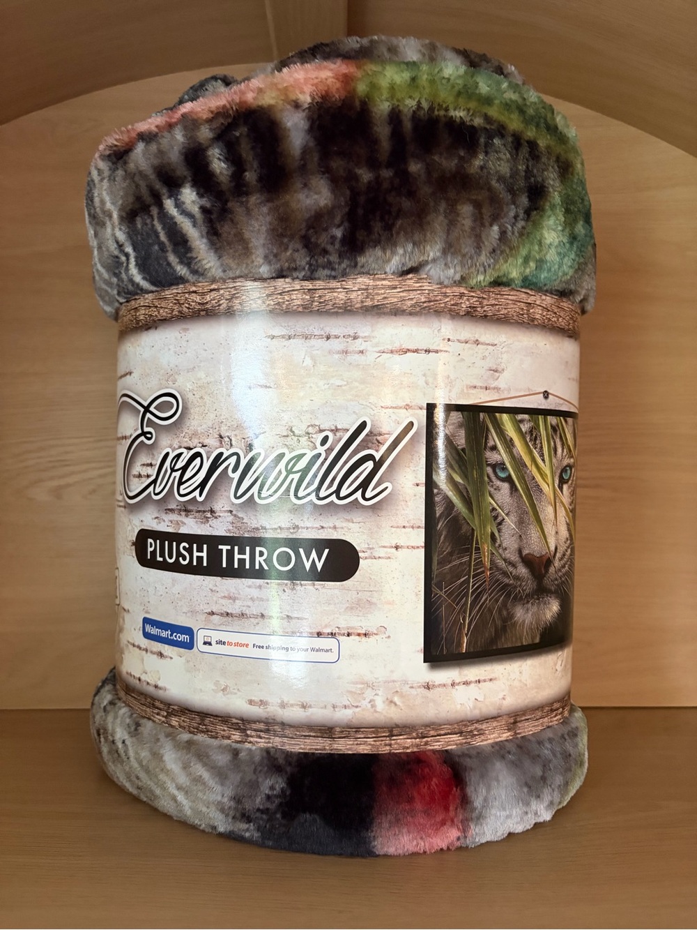 ✨$18✨NEW Heartland Everwild White Tiger Plush Throw 50”x60”
